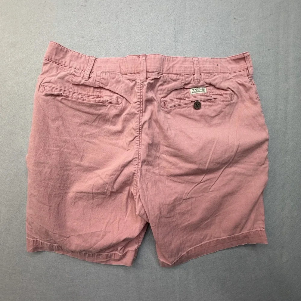 Faherty Brand Mens 32 Island Life Shorts Salmon Pink Organic Cotton Tencel Blend